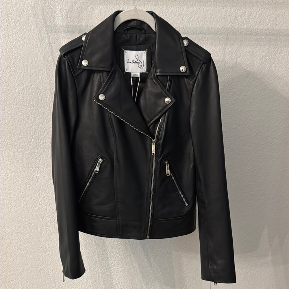 Sam Edelman Genuine Leather Moto Jacket Size XS